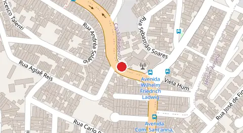 Mapa da localização