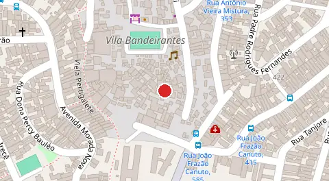 Mapa da localização