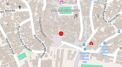 Mapa da localização