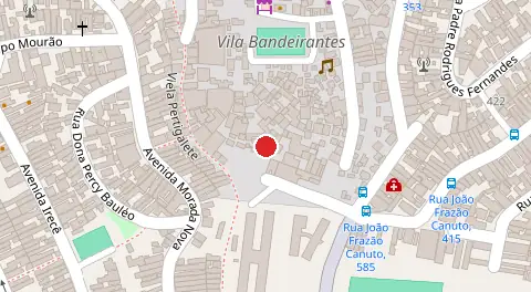 Mapa da localização