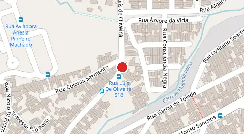 Mapa da localização