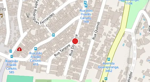 Mapa da localização