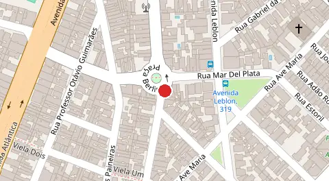 Mapa da localização