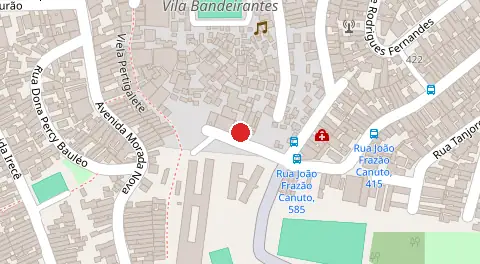 Mapa da localização