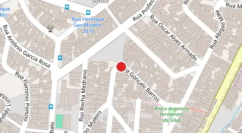 Mapa da localização