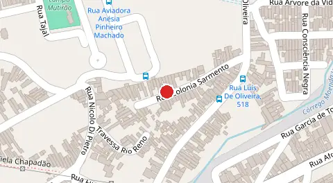Mapa da localização