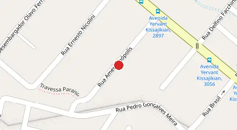 Mapa da localização
