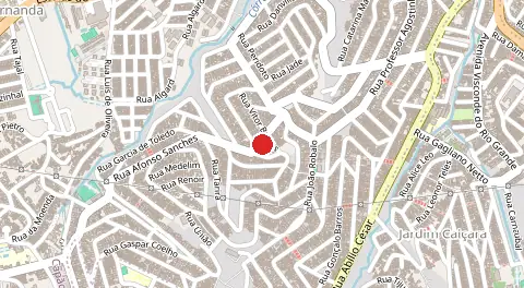 Mapa de Jardim São Bento