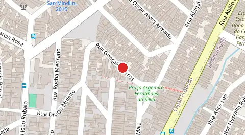 Mapa da localização