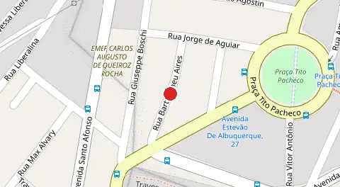 Mapa da localização