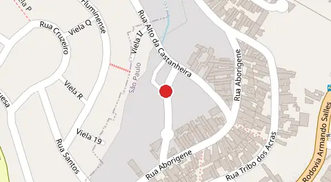 Mapa da localização