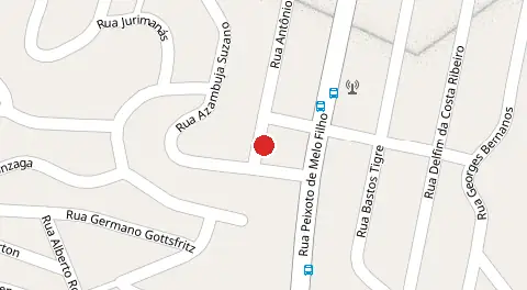 Mapa da localização