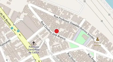 Mapa da localização