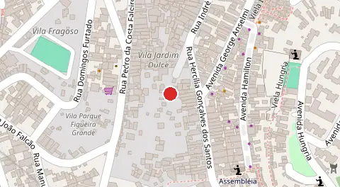 Mapa da localização