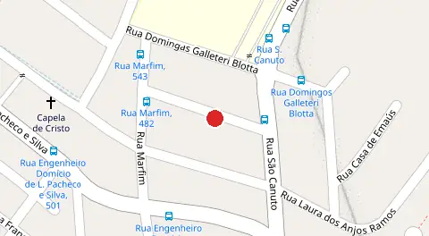 Mapa da localização