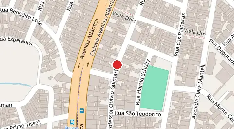 Mapa da localização
