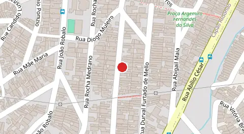 Mapa da localização
