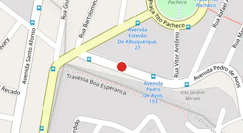 Mapa da localização