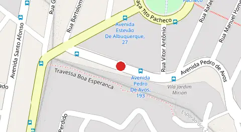 Mapa da localização