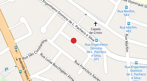 Mapa da localização