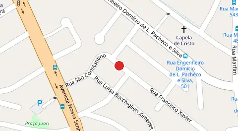 Mapa da localização