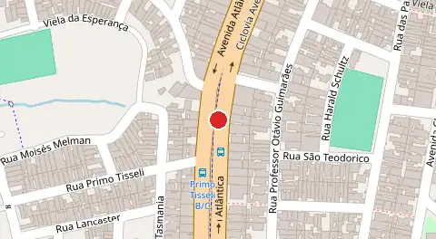 Mapa da localização