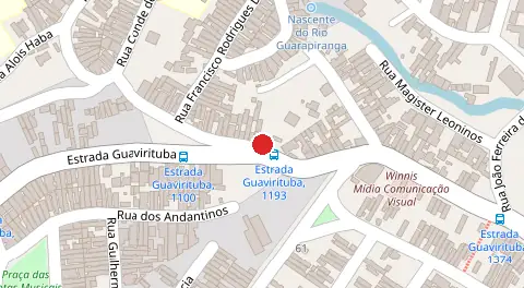 Mapa da localização