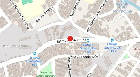 Mapa da localização