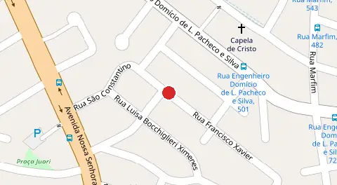 Mapa da localização