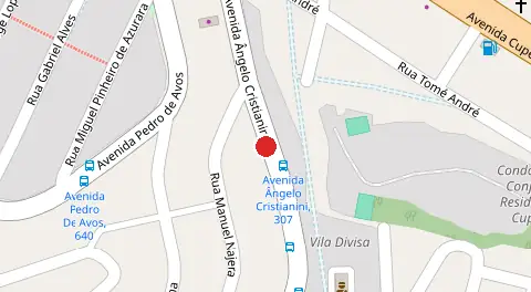 Mapa da localização