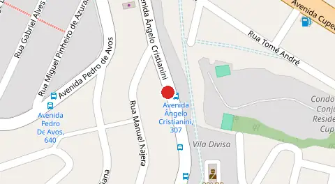 Mapa da localização