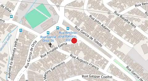Mapa da localização