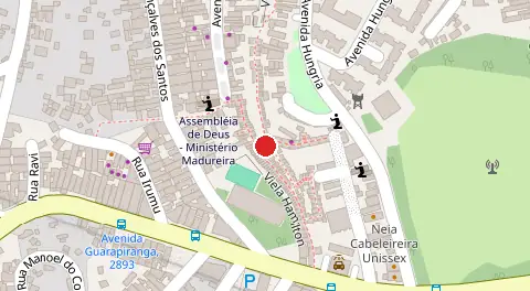 Mapa da localização