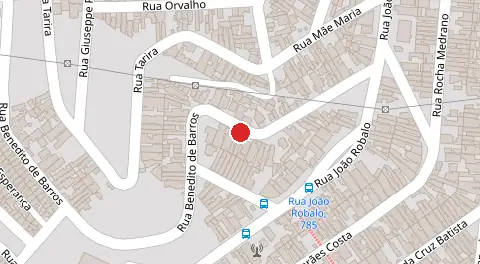 Mapa da localização