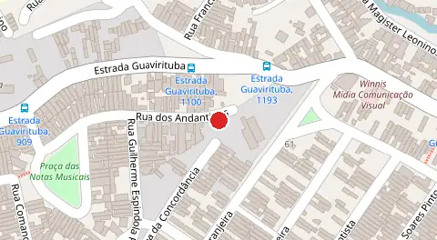 Mapa da localização