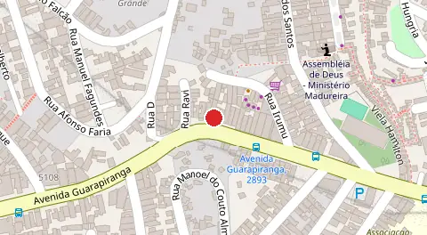 Mapa da localização
