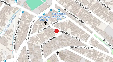 Mapa da localização