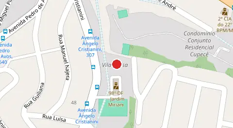 Mapa da localização