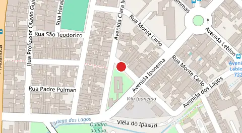 Mapa da localização