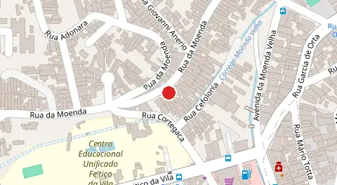 Mapa da localização