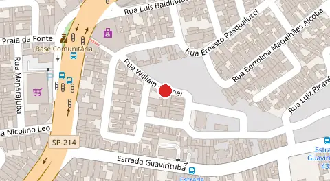 Mapa da localização