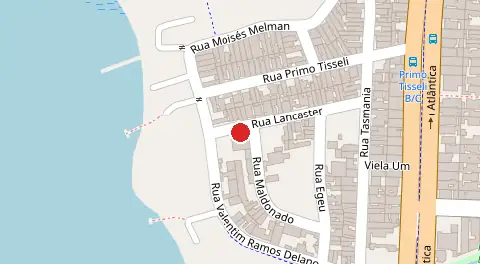 Mapa da localização