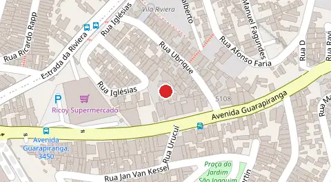 Mapa da localização