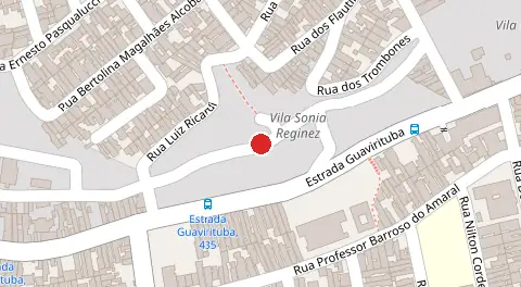 Mapa da localização