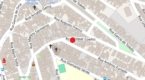 Mapa da localização