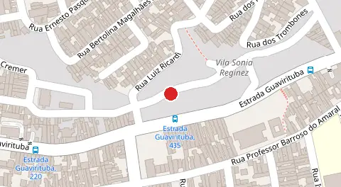 Mapa da localização