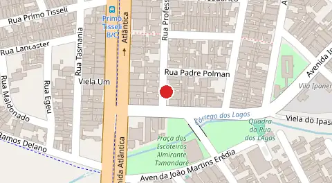 Mapa da localização