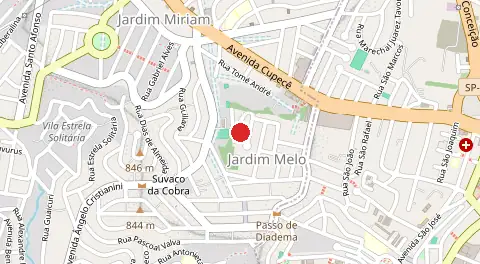 Mapa de Jardim Melo