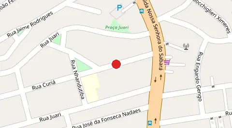 Mapa da localização