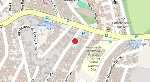 Mapa da localização